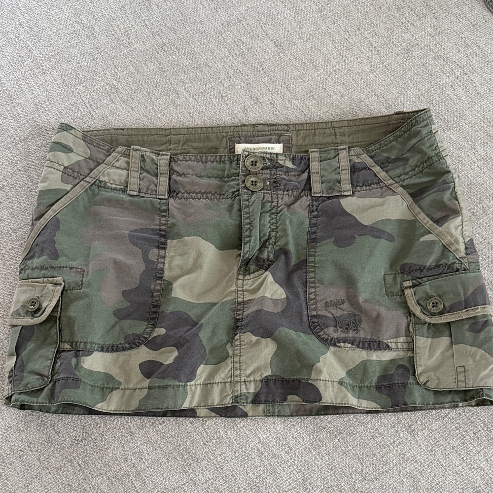 Abercrombie & Fitch Camouflage Mini Skirt
